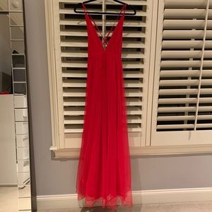 Red gown - excellent condition!